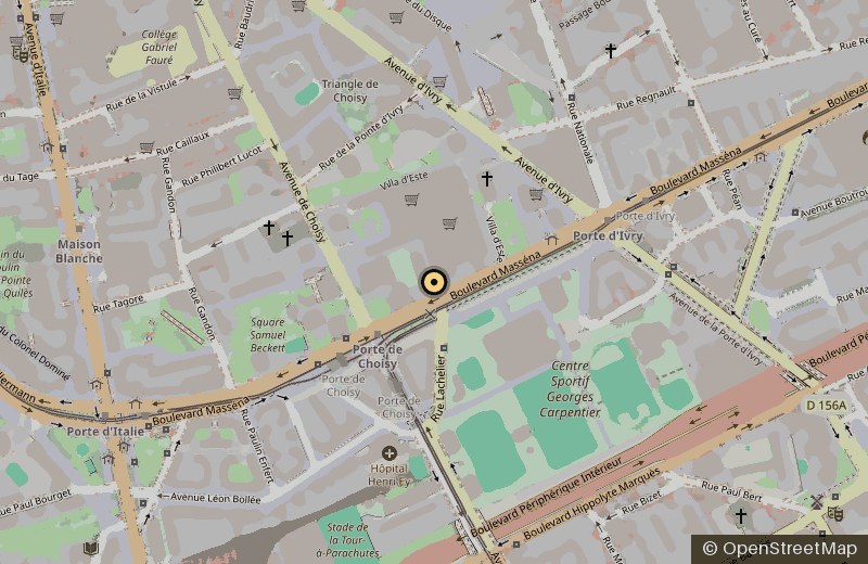 Plan d'accès — Imperial Club Paris, 23 avenue d'Ivry